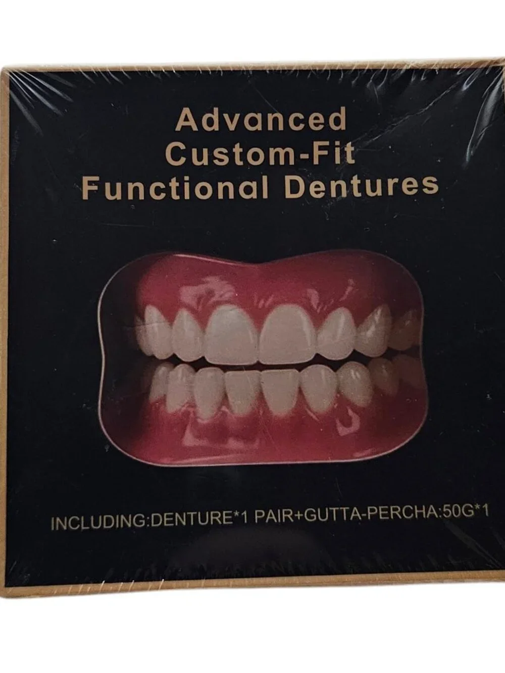 Custom Fit Lower & Upper Denture Set with Molding Material